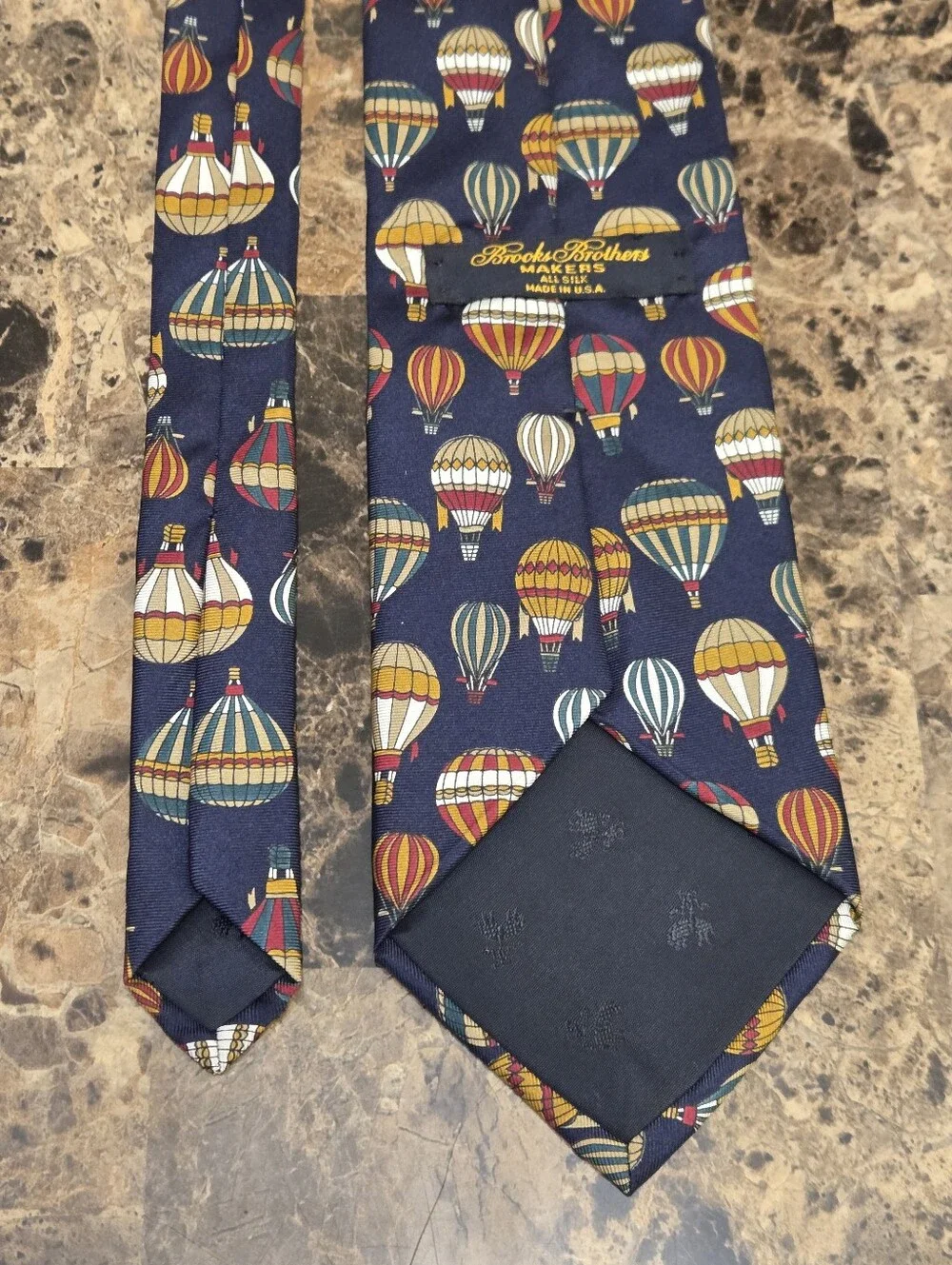 Brooks Brothers Makers Hot Air Balloon Tie - Silk Made In USA